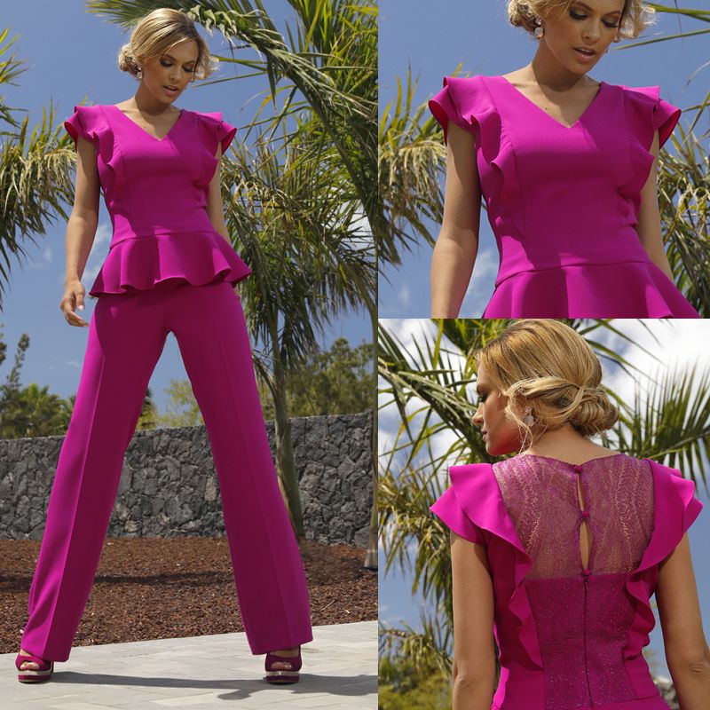 short sleeve formal jumpsuit