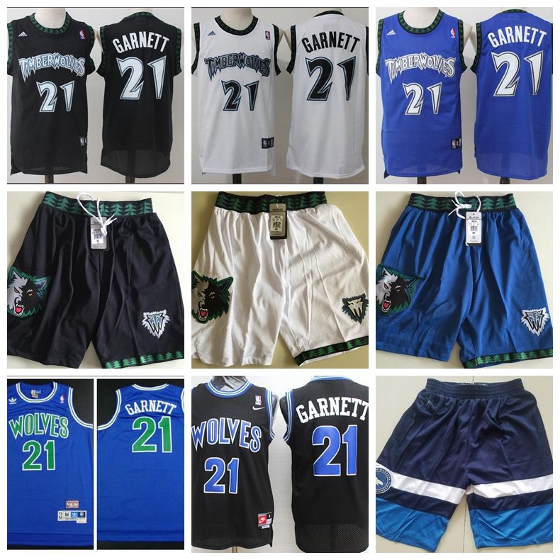 kevin garnett minnesota timberwolves jersey black
