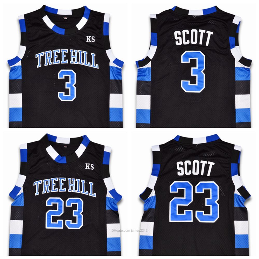 2021 Shipping From US 3 Lucas Scott The Film Version Of One Tree Hill Basketball Jersey Brother