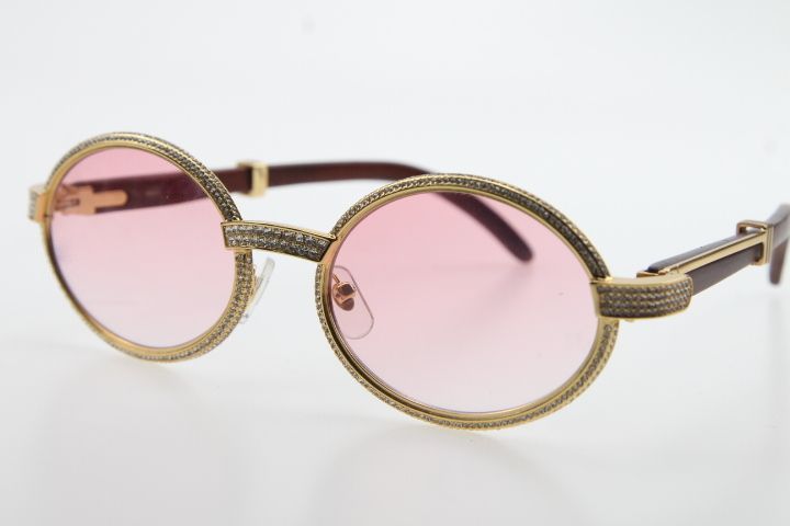 lente rosa dourado