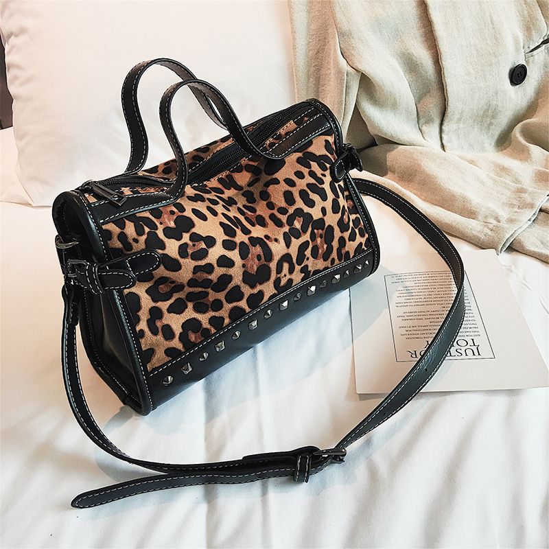 designer leopard bag