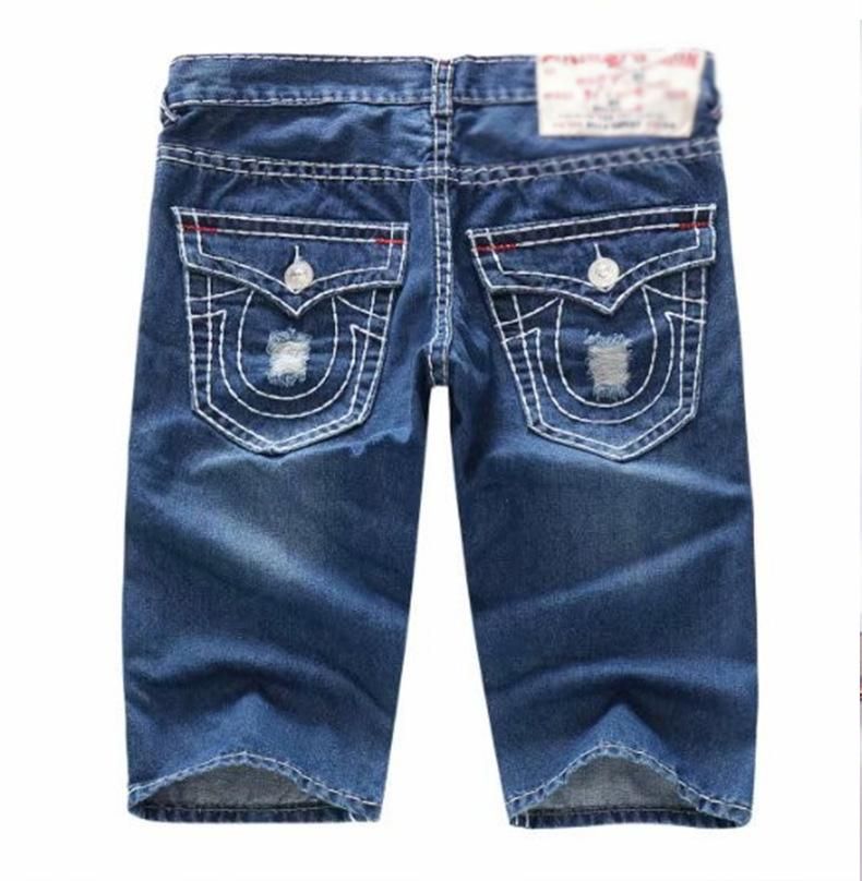 Mens Jeans Short Trousers Fashion 