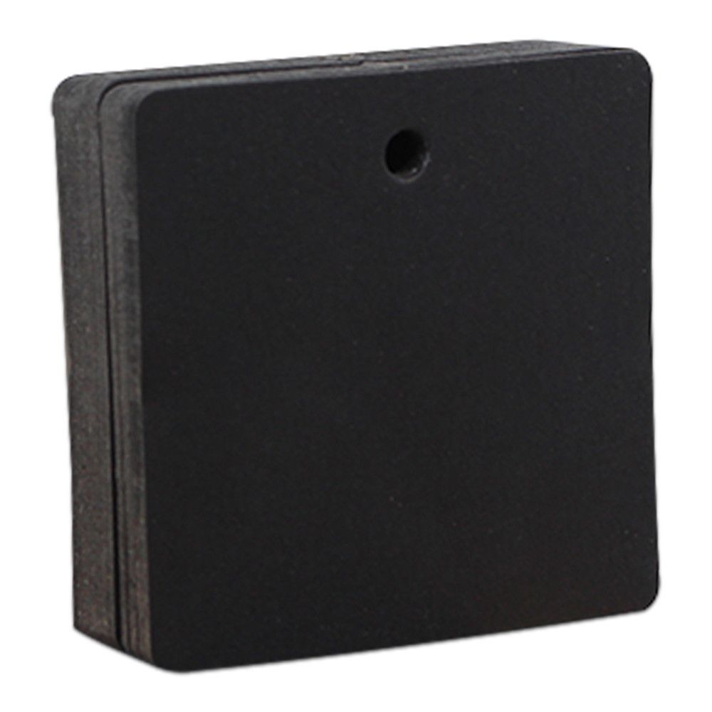 6x6cm Square Black