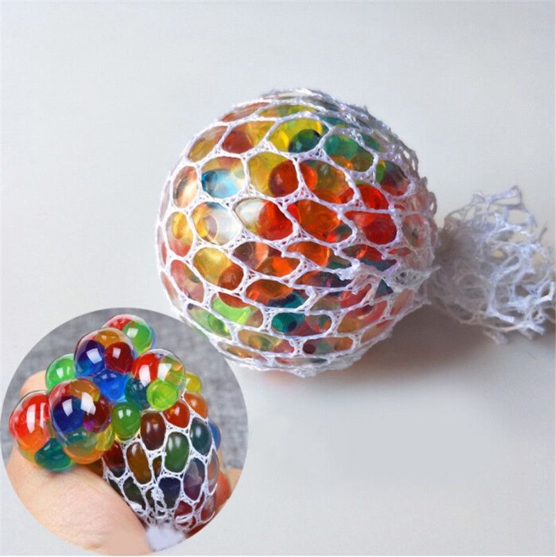 squishy squeeze mesh balls