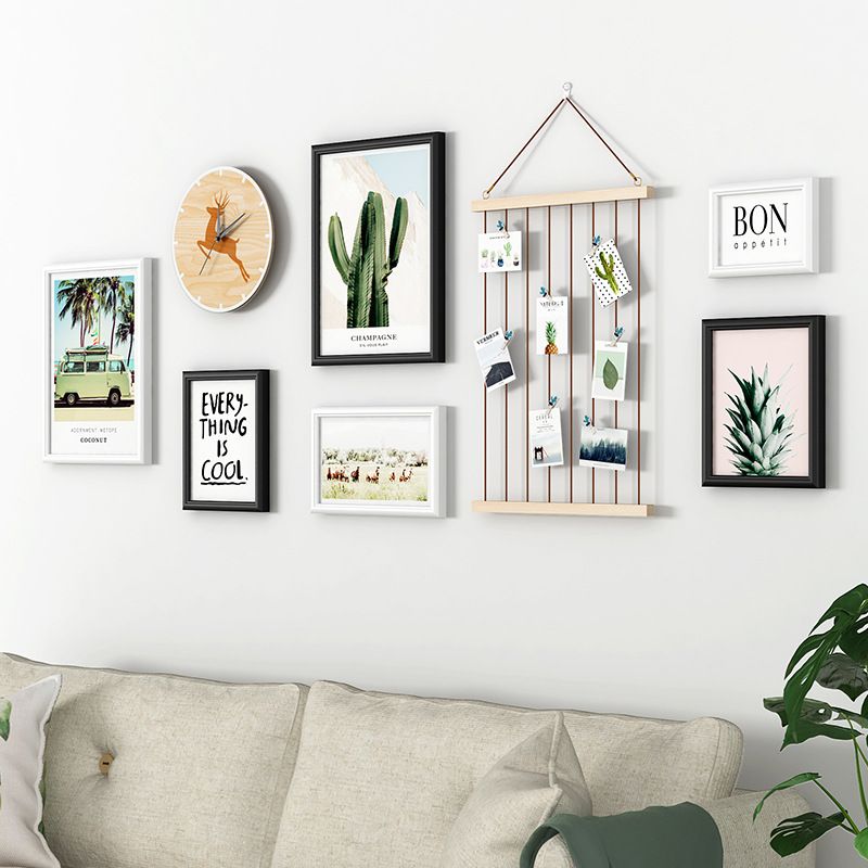 2021 Past With Clock Photo Frame Wall Decoration Creative Combination Hanging Picture Home Decor Set From Cindy668 148 04 Dhgate Com - Home Decorating Picture Frames Wall