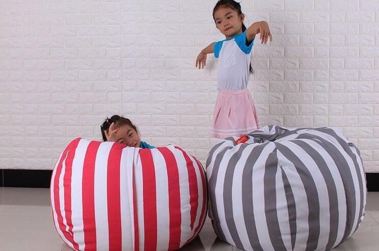 stuffed animal storage bag chair