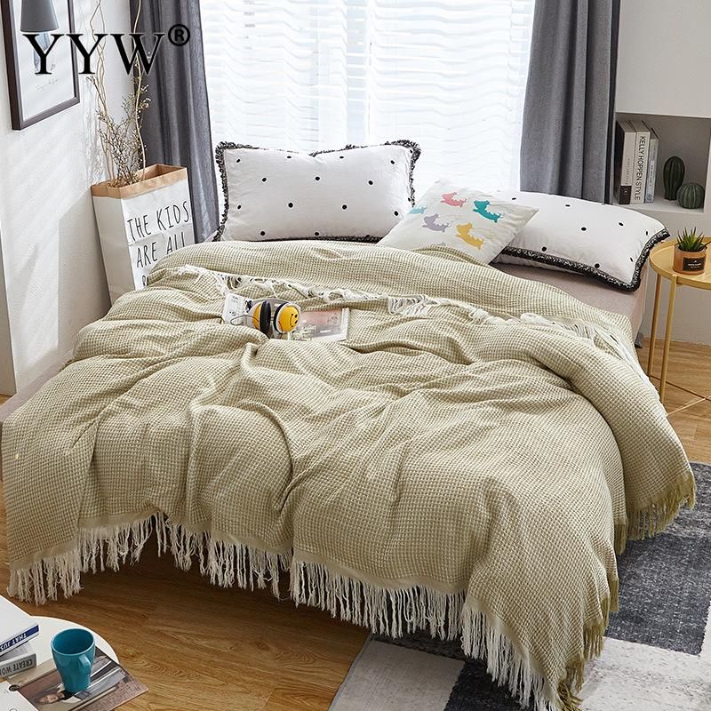 Thin blanket for summer cool throws for air conditioning room bamboo fiber queen