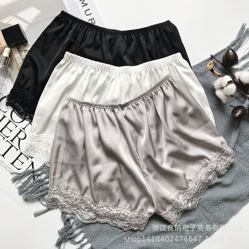 plus size satin shorts