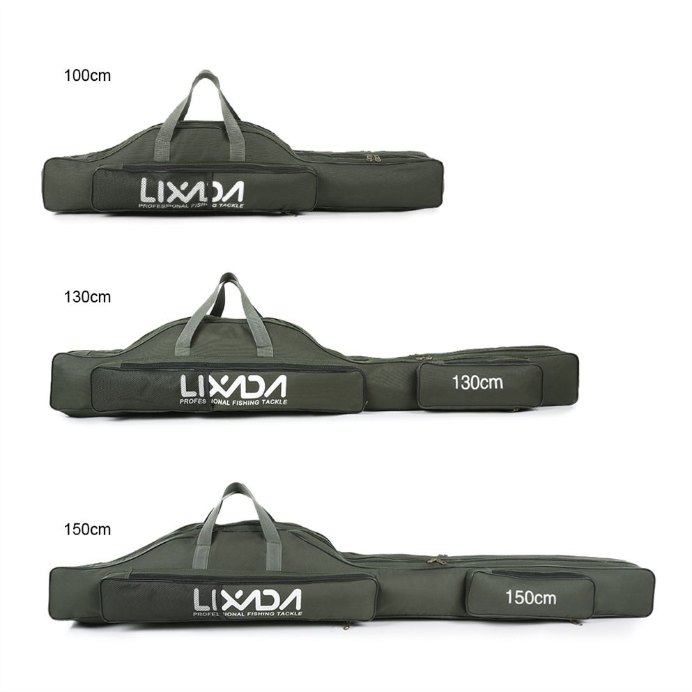 100 //130 //150cm Angeltasche Tragbare faltbare Angelrute Reel Bag Angelrute DHL