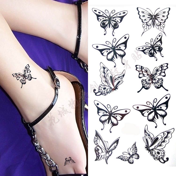 Arrtigo revisão cuidados com a tatuagem Borboleta Body Art Tatuagem Falsa Impermeavel Para A Mulher Em Flash Temporarytattoo Adesivos 10 20cm De Qygw Be 176 54 Pt Dhgate Com