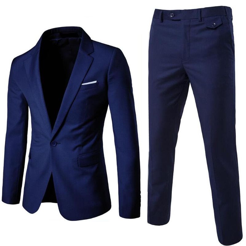 2 pezzi blu navy