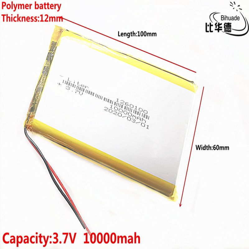 Batteries Digital Batteries 1 2 5 Good Qulity 3 7v 10000mah 1260100 Polymer Lithium Ion Li Ion Battery For Toy Power Bank Gps Battery Case Battery Cr2032 From Battery 999 10 87 Dhgate Com