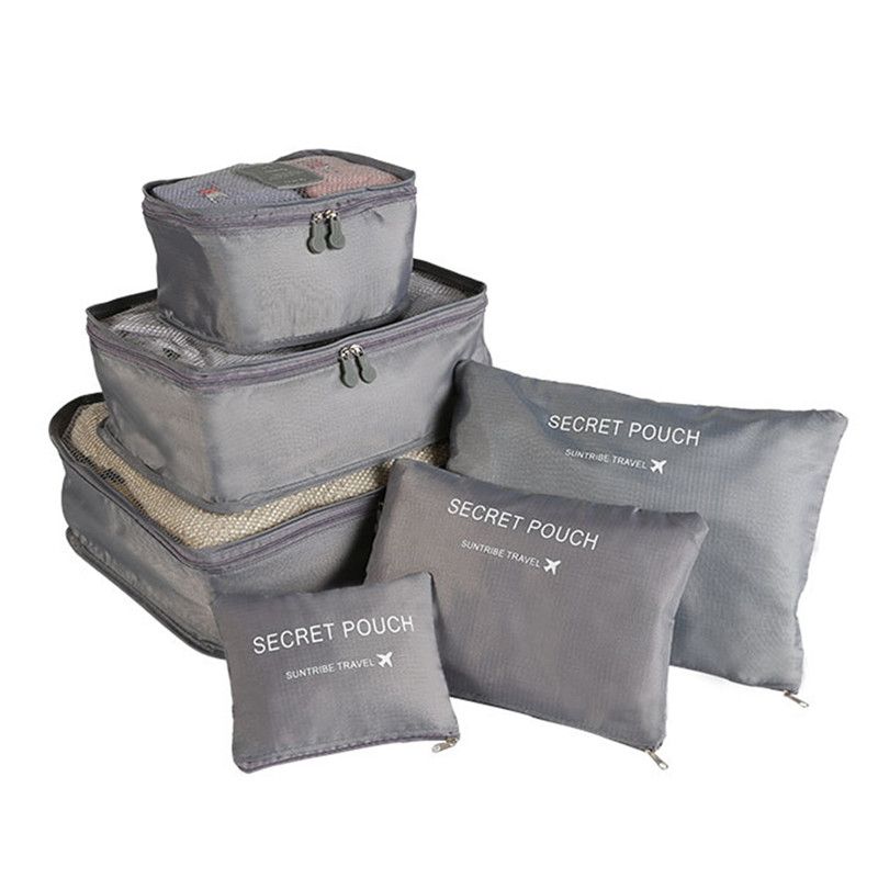 6 pcs travel organizer