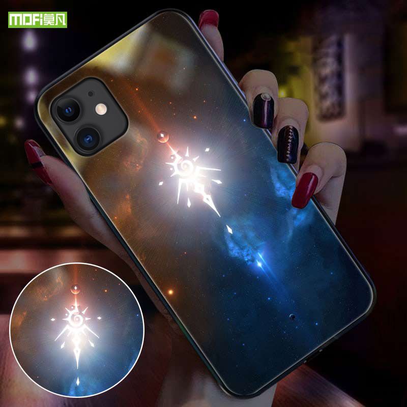 Melhor Qualidade De Venda Por Atacado BRAND Inteligente Led Brilho Capa  Para IPhone 11 Pro Caso Mofi Para IPhone 11 Max Caso Capa De Silicone Funda  Character Modelado Vidro E Cases Para