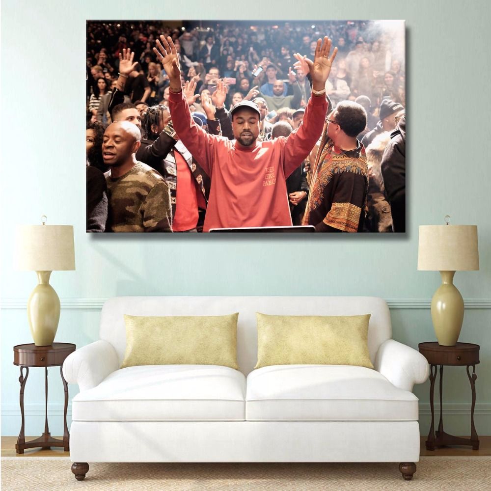 Compre J0298 Kanye West El Rapero Estadounidense Cantante De Hip