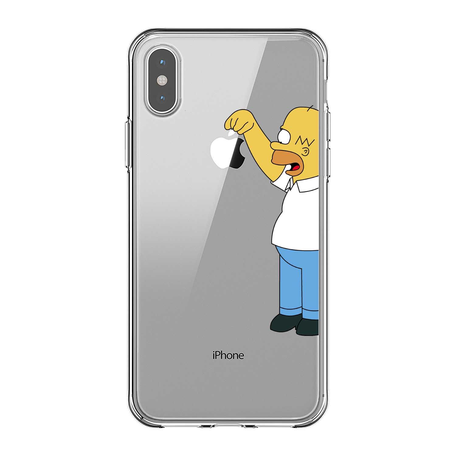 Eating apple logo iphone case Clearance