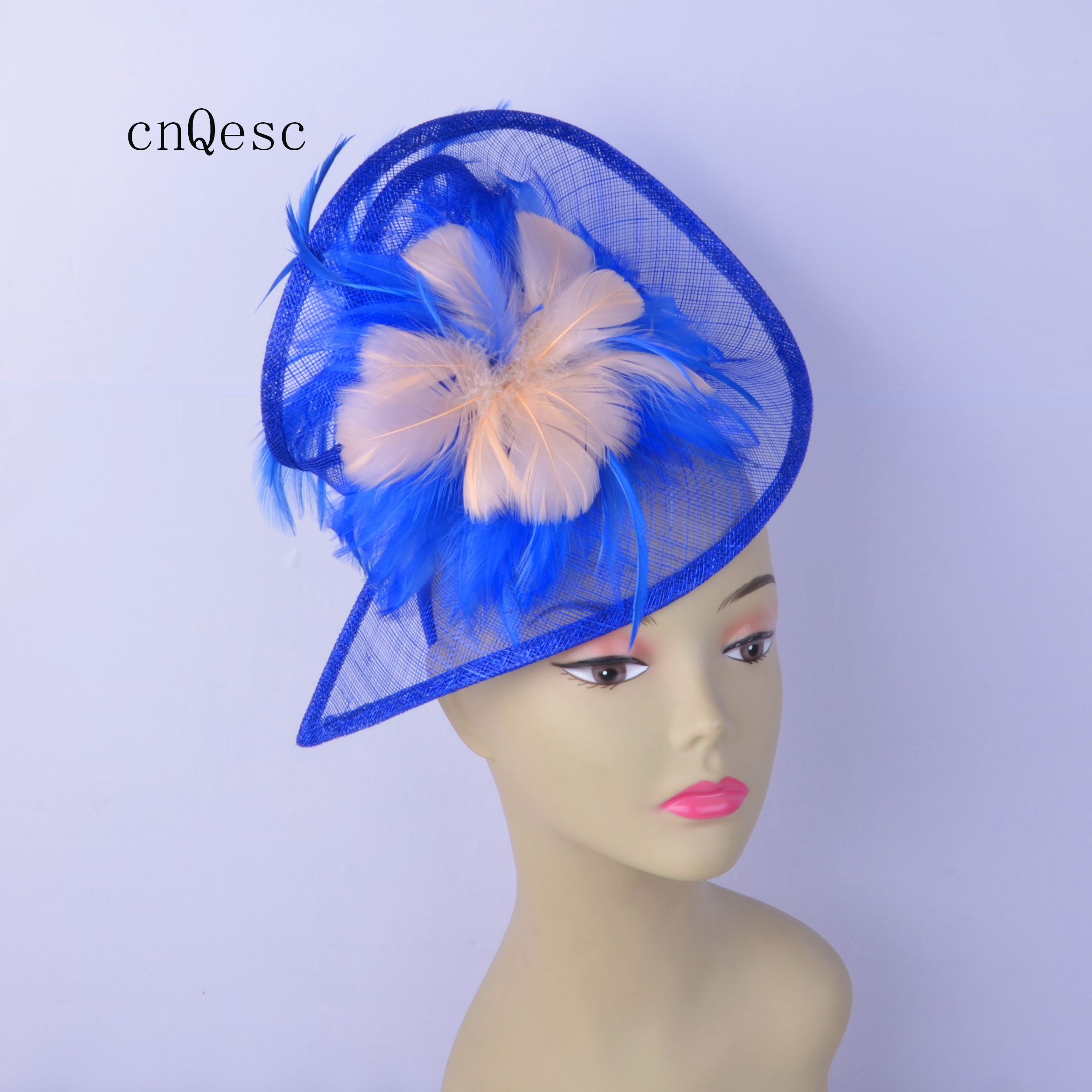 royal blue wedding hats for sale