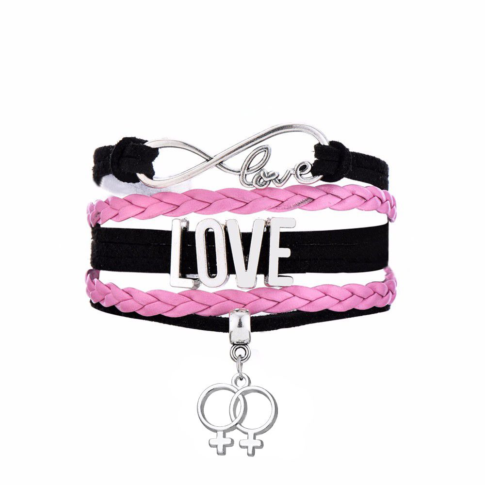 18 Colors Charm Leather Bracelets for Women /& Men Multiple Layers Wrap Bracelets Couple Gifts Fashion Jewelry Black 18cm