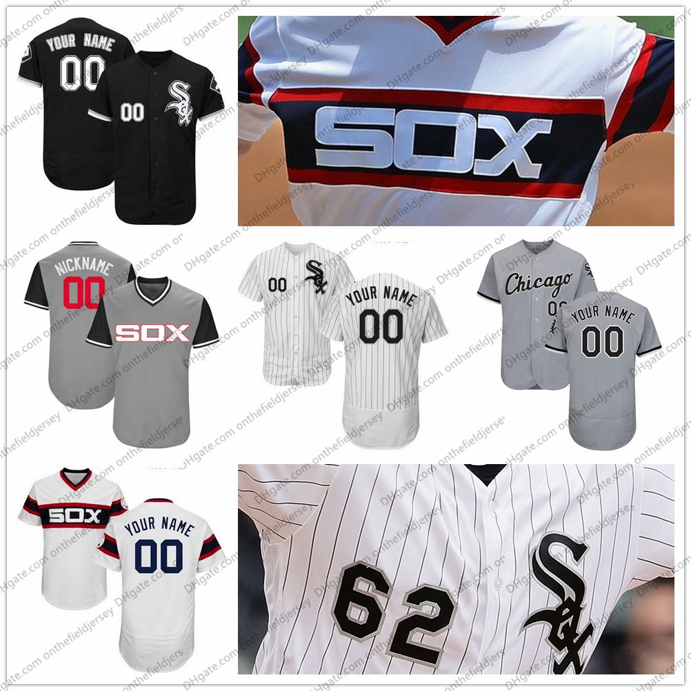 4xl white sox jersey