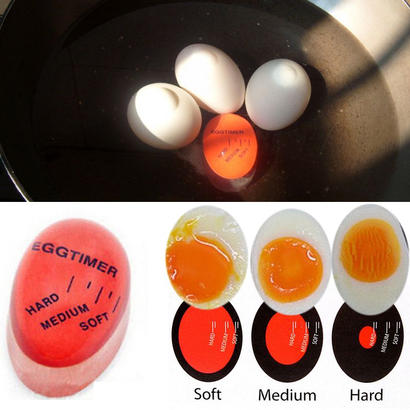 Œuf minuteur parfait Color Changing minuterie Soft Hard Boiled Egg cuisson Cuisine outil