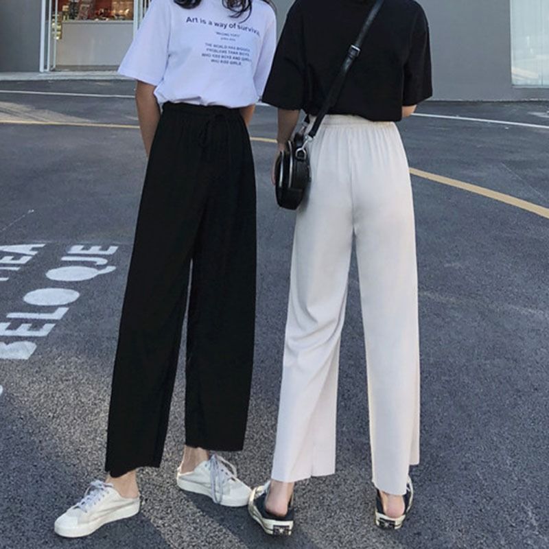 casual wide leg pants outfits