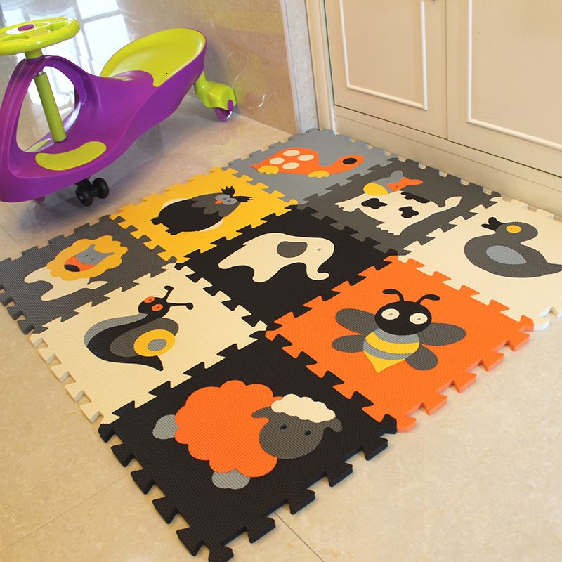 animal foam play mat