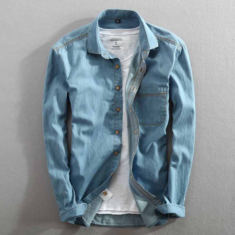 lightweight jean shirt