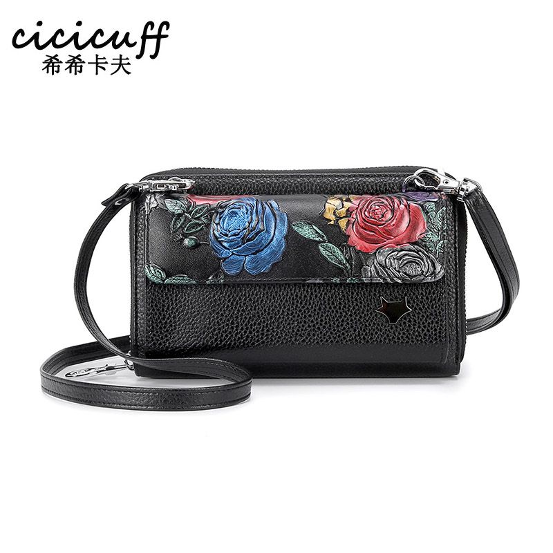 CrossBody Shoulder Bag Day Clutch Purse for Women Leather Wristlet Handbag