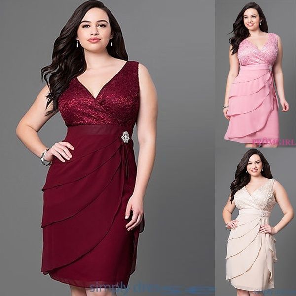 semi formal dress for plus size ladies