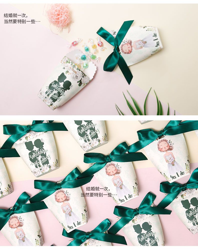 Creative Diy Pretty Wedding Favor Boxes With Ribbons Birthday