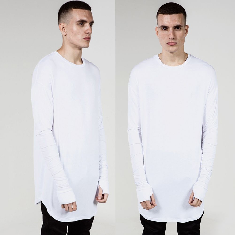 long split side t shirt