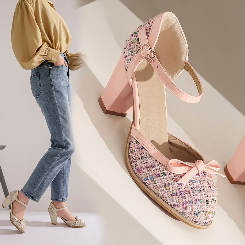pink lolita heels