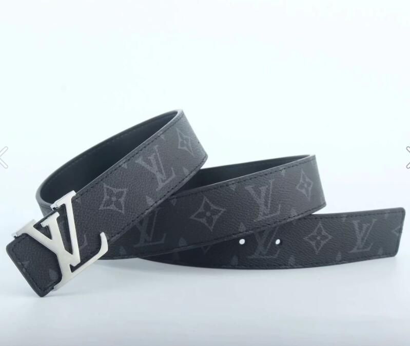 55new Men Belt High Quality Leather Black And White Color Cowhide