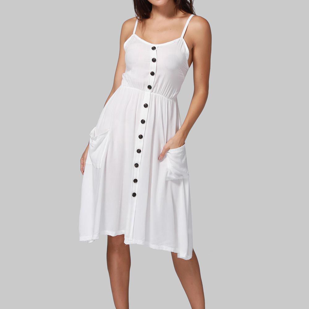 summer dress buttons