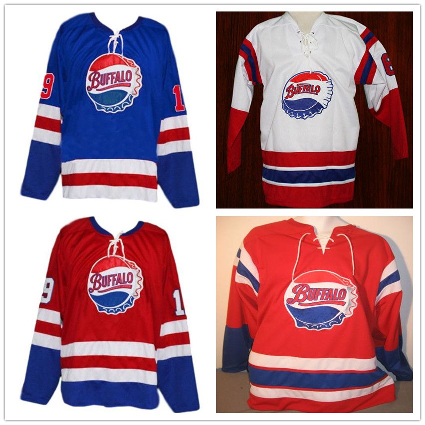 Any Name Number Buffalo Bisons Retro Custom Hockey Jersey Hodgson