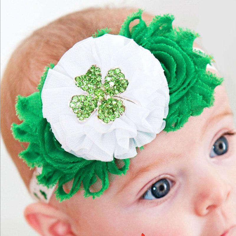 st patricks day headband baby