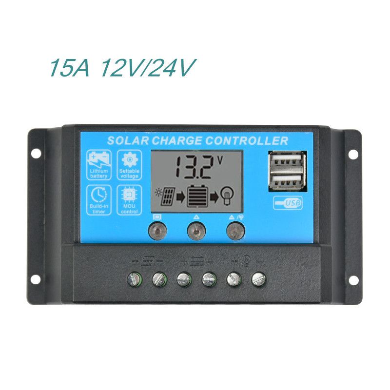 12v24v15a Lcd Solar Charge Controller Regulator Switching Controllers For Solar Panels Lithium Lead Acid With Universal Usb 5v Charging Origin Energy Solar Panels Solar Panel Cheap From Aiyima Electronic 7 54 Dhgate Com