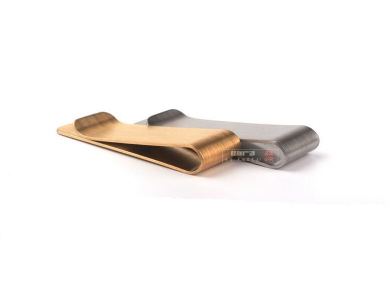 Men/'s Pocket Slim Stainless Steel Cash Money Clip Credit Card Wallet Holder New