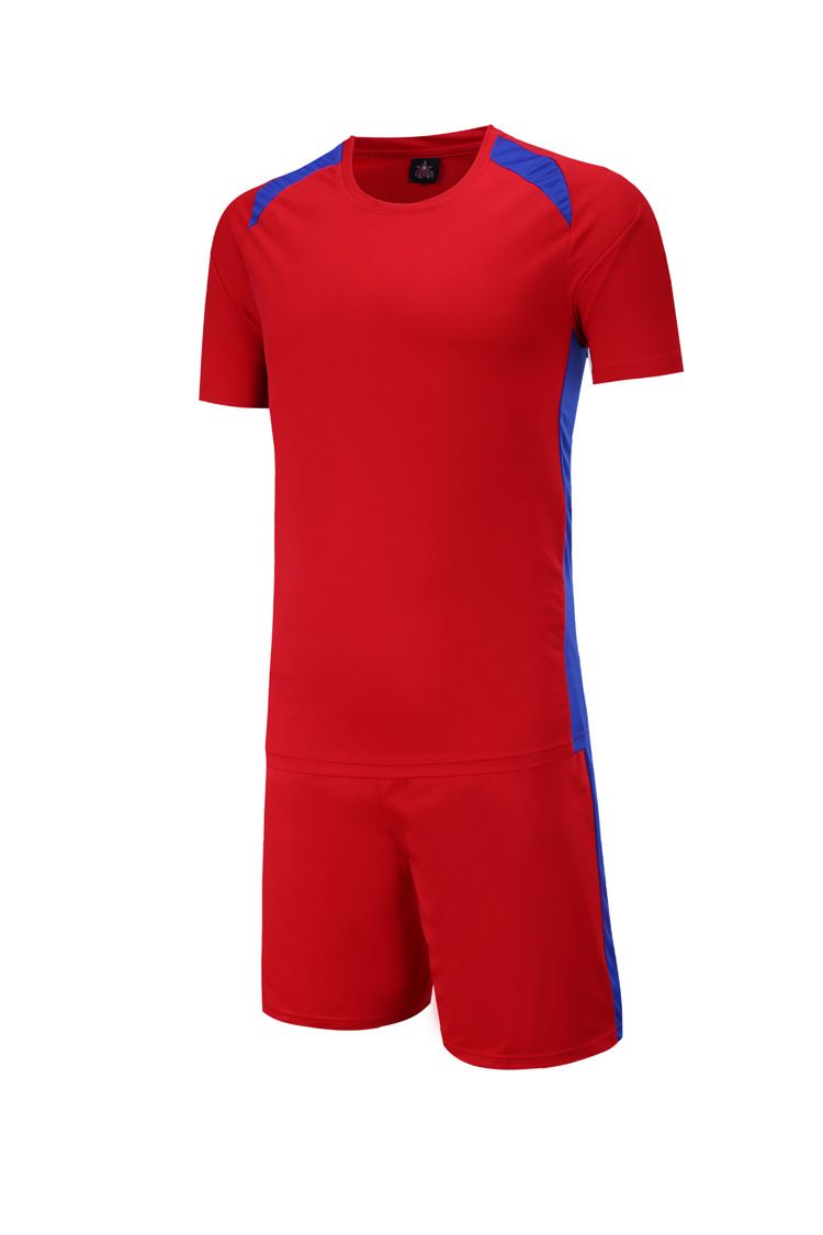 red color football jersey