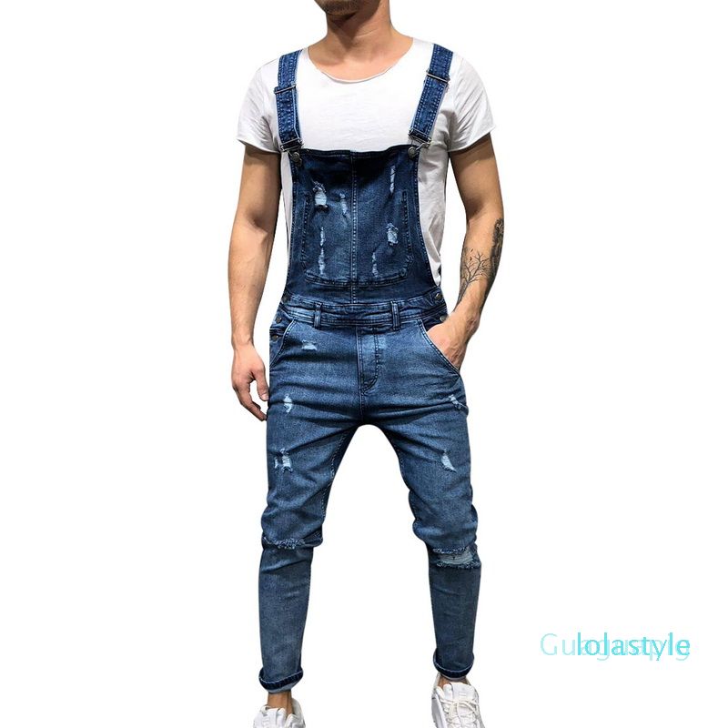 Compra NIBESSER Jeans Rasgados Sin Mangas, Jeans Para Hombres Jean Homme  Monos Apenada Dril De Algodón Pantalones Con Tirantes Vaqueros HOMBRE  Streetwear Barato | Entrega Rápida Y Calidad | Es.Dhgate
