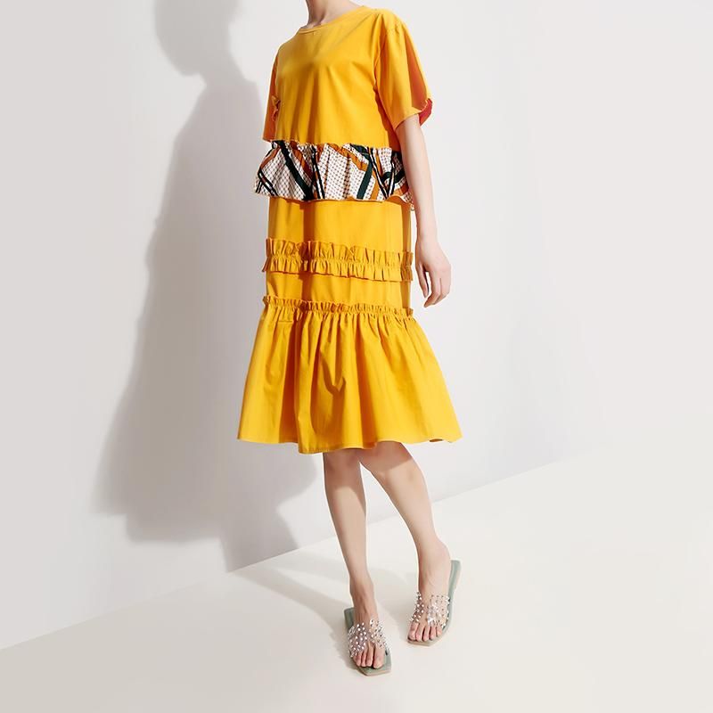 yellow dress summer 2019