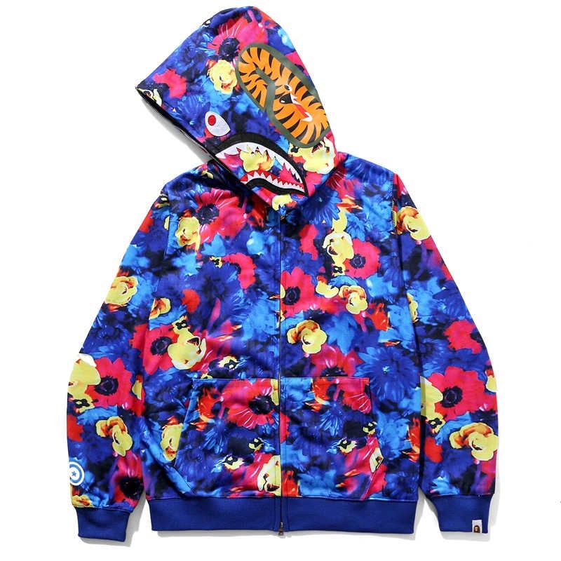 A Bathing A Ape 19bape Zip Hoodie Giant Multi Camo Multi Camo Shark Hoodie Full Zip From Fafafastore 68 34 Dhgate Com