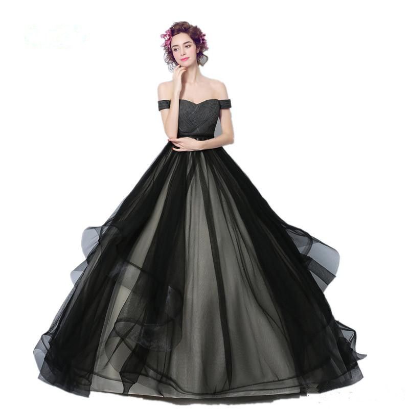 black wedding dresses 2019