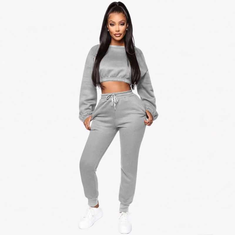 Compra Para Mujer De Ropa Deportiva Con Capucha Traje Pantalón Trajes De  Dos Piezas Del Traje De Deporte Que Activan Sudadera Medias De Juego De Los  Deportes De La Moda Traje Sólida