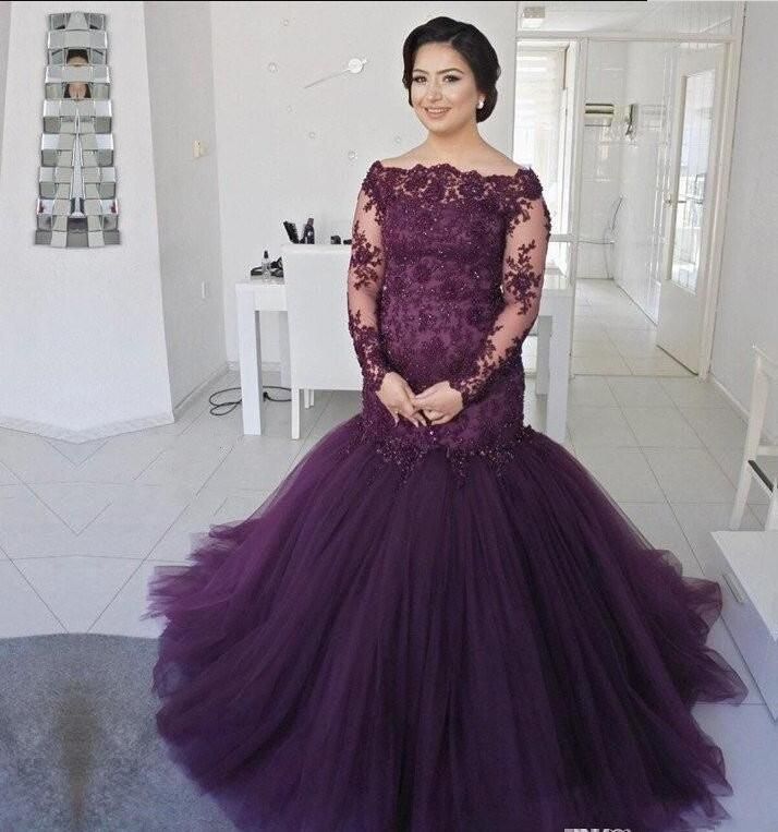 dark purple lace dress