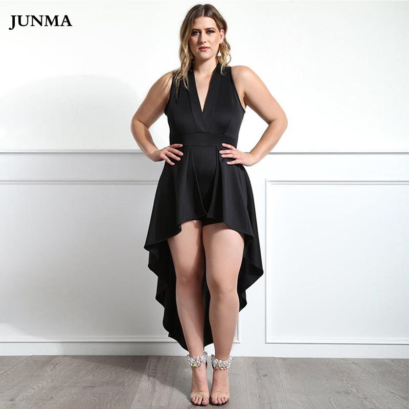 plus size dresses short front long back