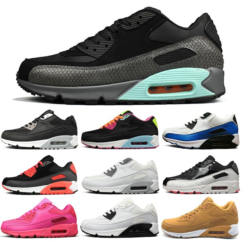 neon color sports shoes