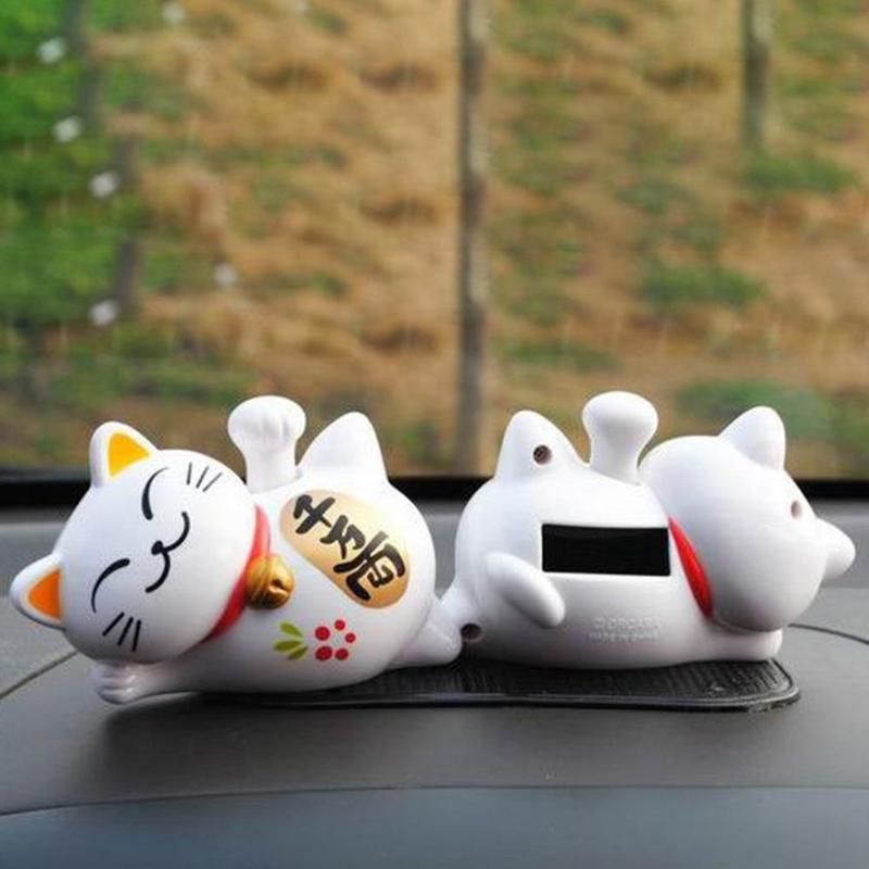 Lucky Cat Sleeping Lazy Cat Solar Car Decoration Car Interior Cute Display Decoration Accessories Cars With Great Interiors Cars With Nice Interior From Baixiangguo 37 06 Dhgate Com