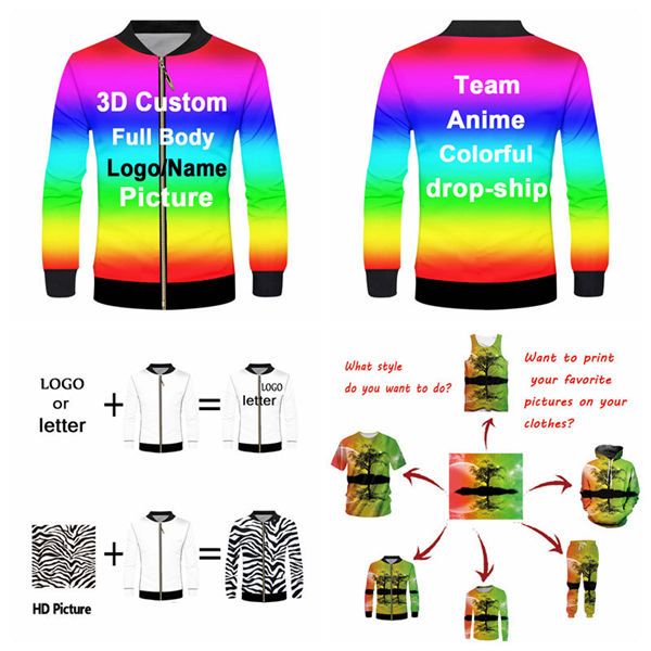 ARTFFEL Mens Plus Size Full-Zip Sweatshiirt Zip Up Baseball Jacket Bomber Coat