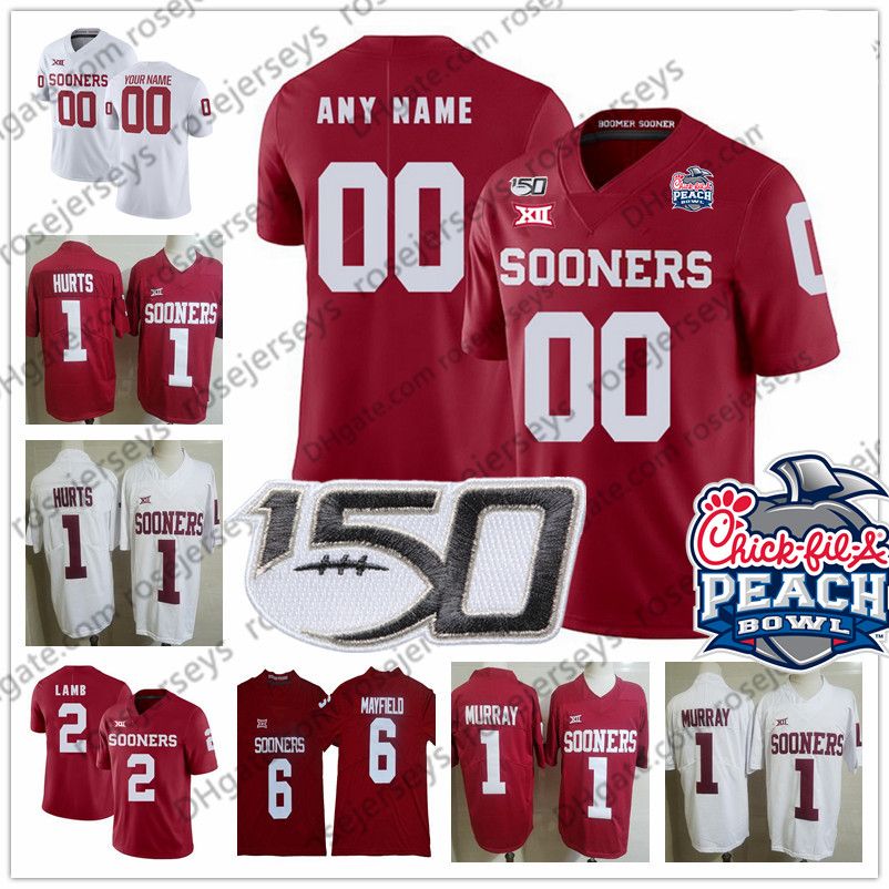 custom oklahoma sooners football jersey